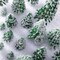 35 Pieces Mini Snow Pine Model Trees 1.97-5.9 Inch, 6 Size Miniature Sisal Snow Frost Trees for Christmas Village Decoration Train Scenery Winter Ornaments DIY Crafts